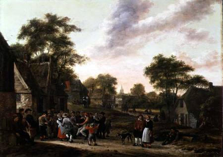 Peasants at a Dance von Gillis Rombouts