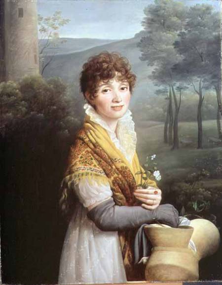 Portrait of a Young Woman von Gioacchino Giuseppe Serangeli
