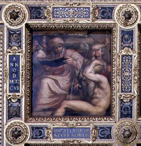 Allegory of the Mugello region from the ceiling of the Salone dei Cinquecento von Giorgio Vasari