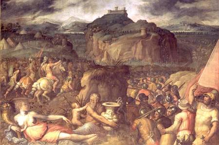 The Siege of San Leo von Giorgio Vasari