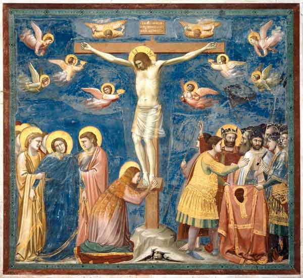 Giotto, Die Kreuzigung - Artist Artist als Kunstdruck oder handgemaltes