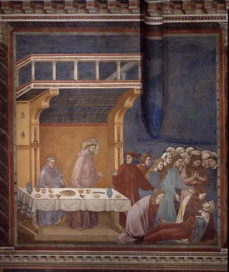 The Death of the Knight of Celano von Giotto (di Bondone)