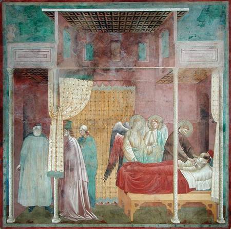 St. Francis Cures the Injured Man from Lerida von Giotto (di Bondone)