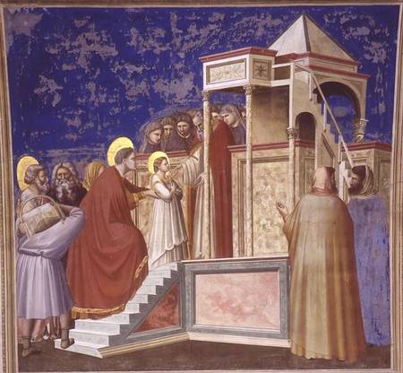 The Presentation of the Virgin at the Temple von Giotto (di Bondone)