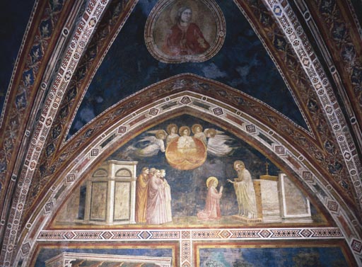 Die Kommunion der hl. Maria Magdalena von Giotto (Schule)