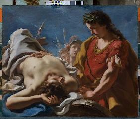 Alexander an der Leiche des Darius 1708