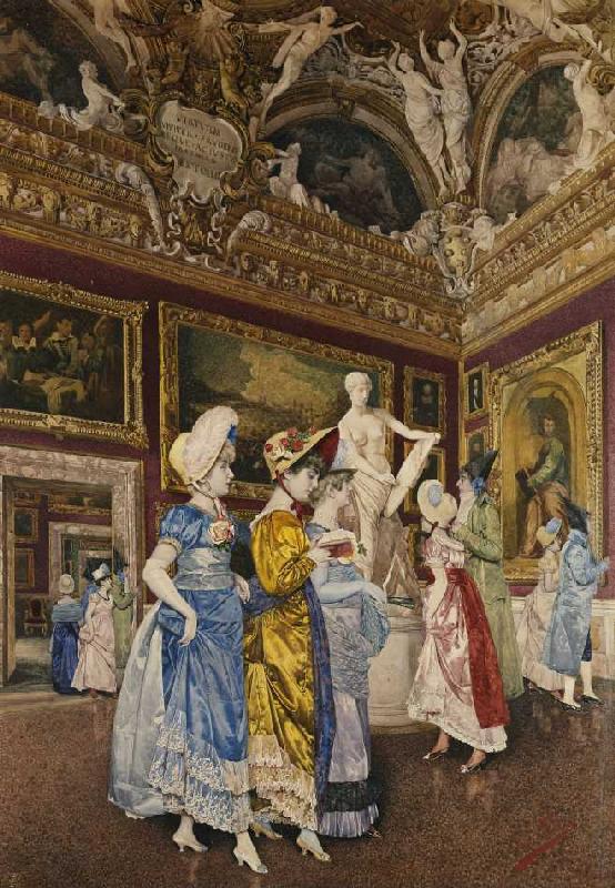 Ein Besuch des Sala di Giove im Palazzo Pitti. von Giovanni B. Filosa