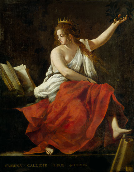 Calliope, Muse of Epic Poetry von Giovanni Baglione