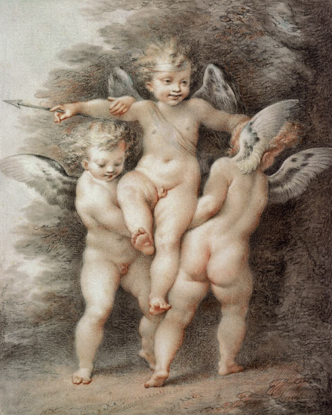 Three Cupids von Giovanni Battista Cipriani