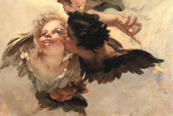 Cherubim (Ausschnitt) von Giovanni Battista Tiepolo