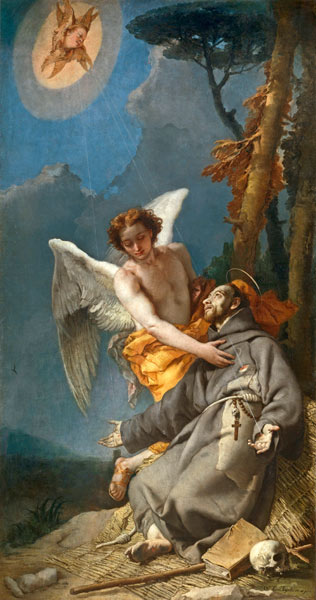G.B.Tiepolo, Stigmatisation Franziskus von Giovanni Battista Tiepolo