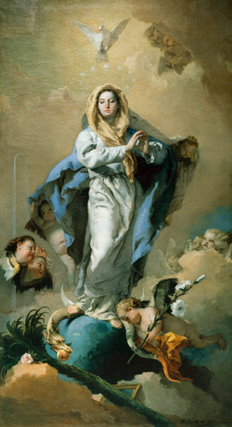 G.B.Tiepolo, Unbefleckte Empfaengnis von Giovanni Battista Tiepolo