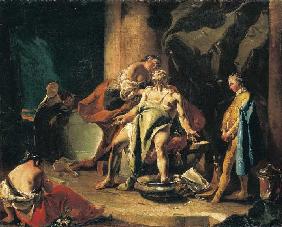 Der Tod Senecas Um 1725