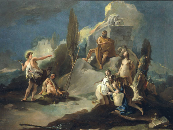 G.B.Tiepolo, Apollo & Marsyas von Giovanni Battista Tiepolo