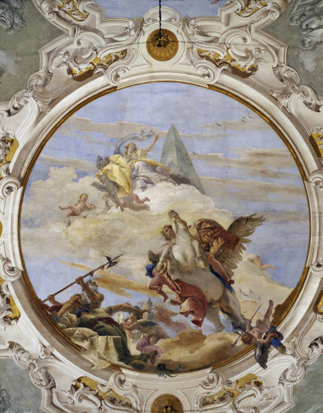 G.B.Tiepolo, Bellerophon auf Pegasus von Giovanni Battista Tiepolo