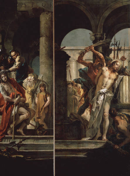G.B.Tiepolo, Dornenkroenung u.Geisselung von Giovanni Battista Tiepolo