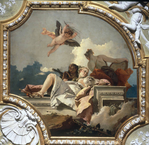G.B.Tiepolo, Humilitas, Mansuetudo... von Giovanni Battista Tiepolo