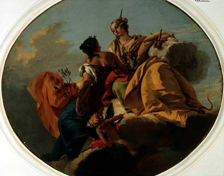 Justice and Peace von Giovanni Battista Tiepolo