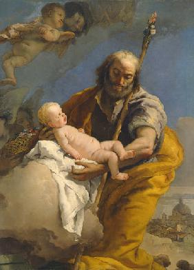 Saint Joseph and the Christ Child 1767