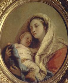 Maria mit dem schlafenden Jesusknaben  1780-er J