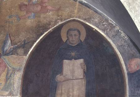 St. Thomas Aquinas, lunette von Giovanni Battista Vanni