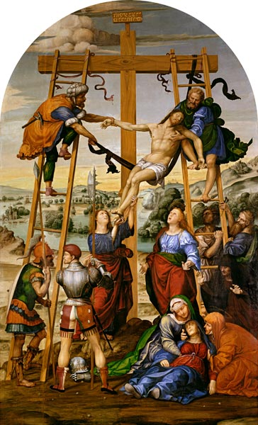 Descent from the Cross von Giovanni Bazzi Sodoma