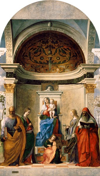 Giovanni Bellini, Madonna S.Zaccaria von Giovanni Bellini