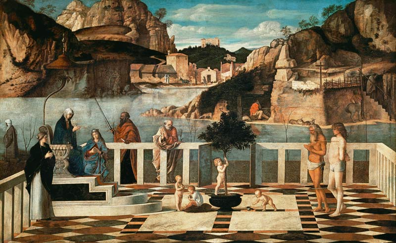 Sacred Allegory von Giovanni Bellini