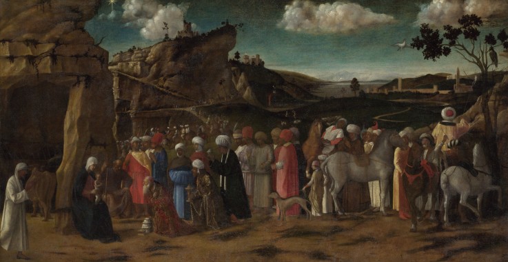 Die Anbetung der Könige von Giovanni Bellini