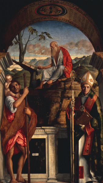 Hieronymus,  Christophorus von Giovanni Bellini