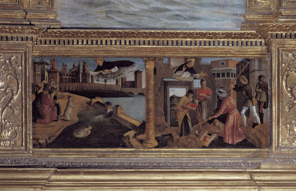 Hl.Vincenzo Ferrer,  Szenen von Giovanni Bellini