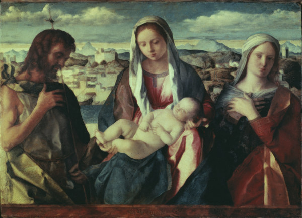 Maria mit Kind u.Heiligen von Giovanni Bellini