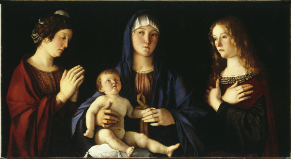 Maria m.Kind u.Heilige von Giovanni Bellini