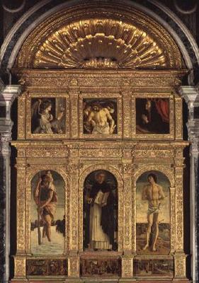 St. Vincent Ferrer Altarpiece, c.1465 (polyptych) von Giovanni Bellini