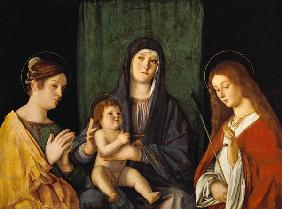 Die Jungfrau und das Kind mit der hl. Kathatina und der hl. Ursula