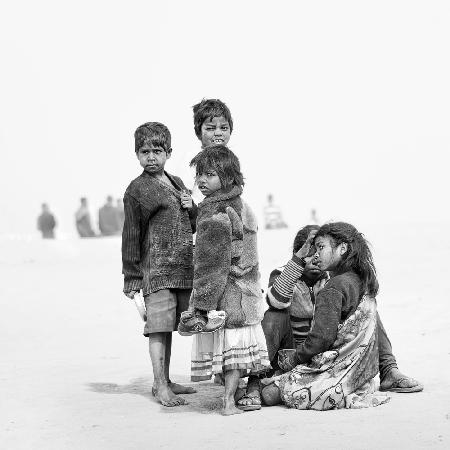 Bettler in Kumbh Mela