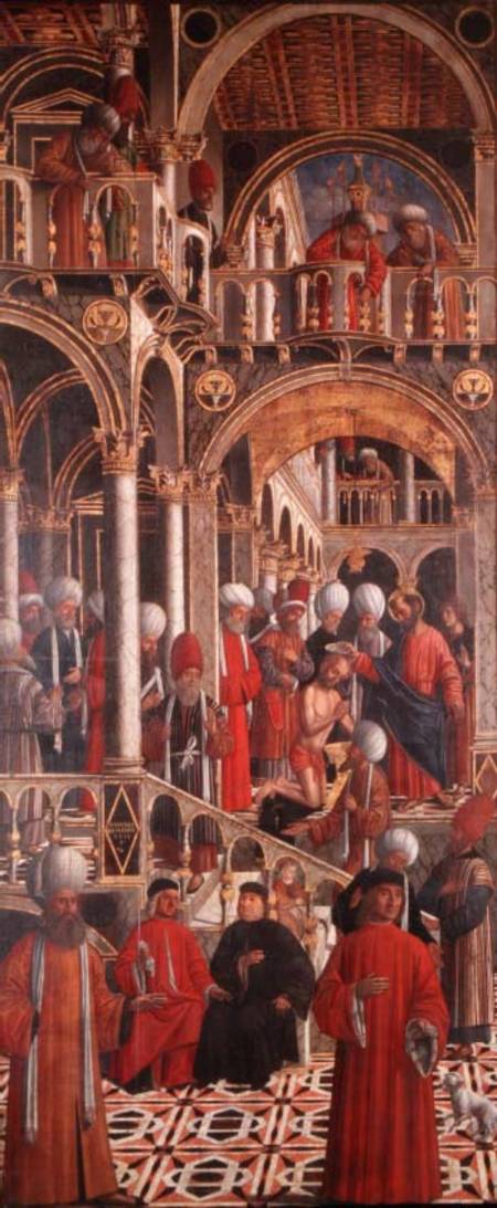 The Baptism of St. Anianus by St. Mark von Giovanni di Niccolo Mansueti