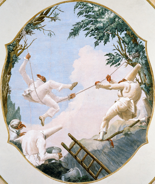 G.D.Tiepolo, Das Schaukelspiel von Giovanni Domenico Tiepolo