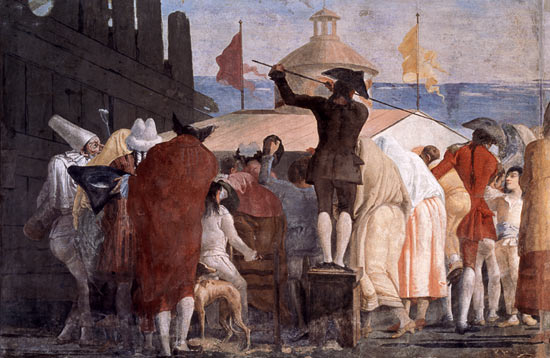 The New World von Giovanni Domenico Tiepolo