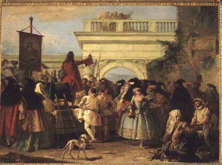 The Charlatan von Giovanni Domenico Tiepolo