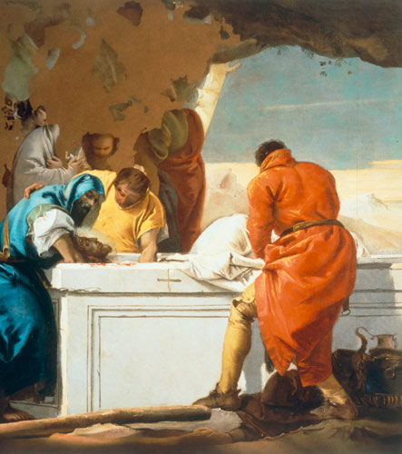 Die Grablegung von Giovanni Domenico Tiepolo