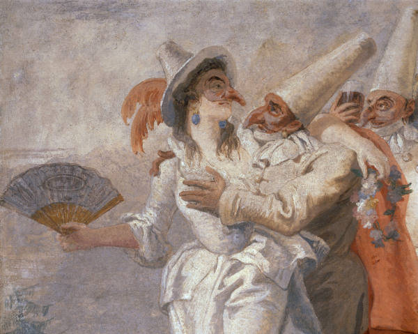 G.D.Tiepolo, Der verliebte Possenreisser von Giovanni Domenico Tiepolo