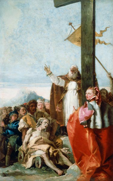 G.D.Tiepolo, Identifizierung des Kreuzes von Giovanni Domenico Tiepolo
