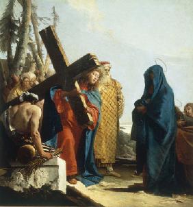 Christus begegnet Mutter 1749