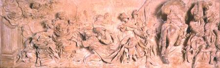 Adoration of the Magi, relief von Giovanni Maria Morlaiter