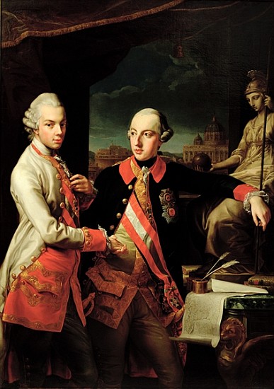 Joseph II (1741-90) of Austria and Leopold II (1747-92) of Tuscany von Giovanni Panealbo or Panalbo