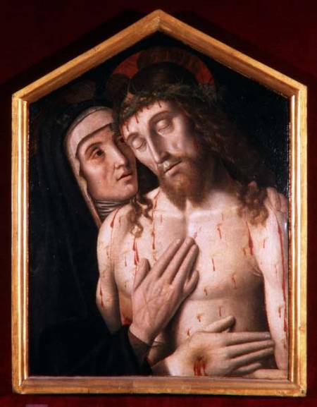 Lamentation of the Dead Christ von Giovanni Santi or Sanzio