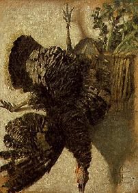 Der hängende Truthahn von Giovanni Segantini