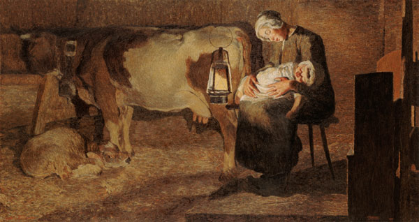 The Tired Mothers von Giovanni Segantini