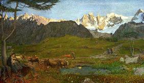 G.Segantini,Leben (Alpen-Triptychon)